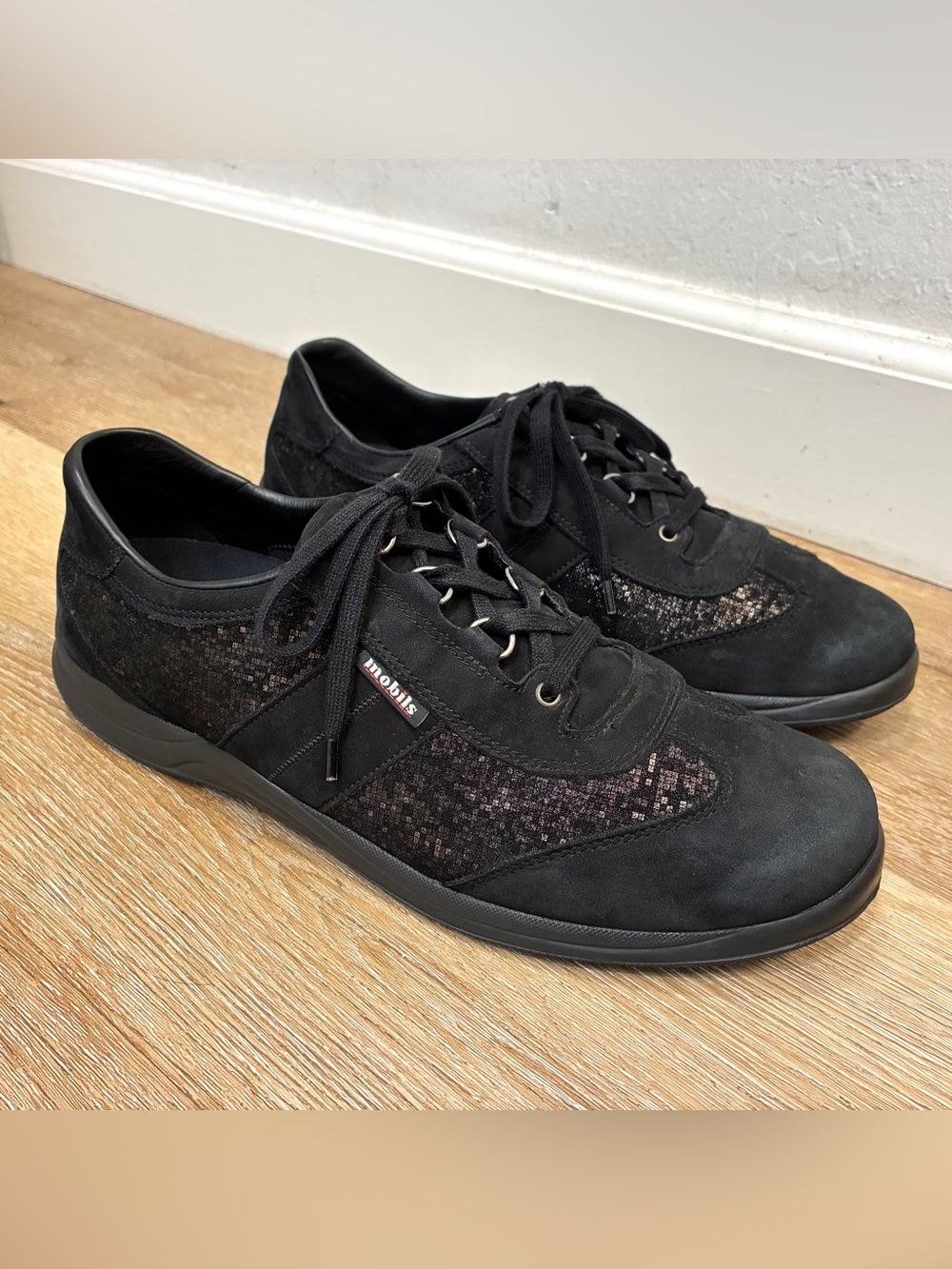 Mephisto Mobils Liria Ergonomic Sneakers Black Women’s Size US 11 UK 8.5